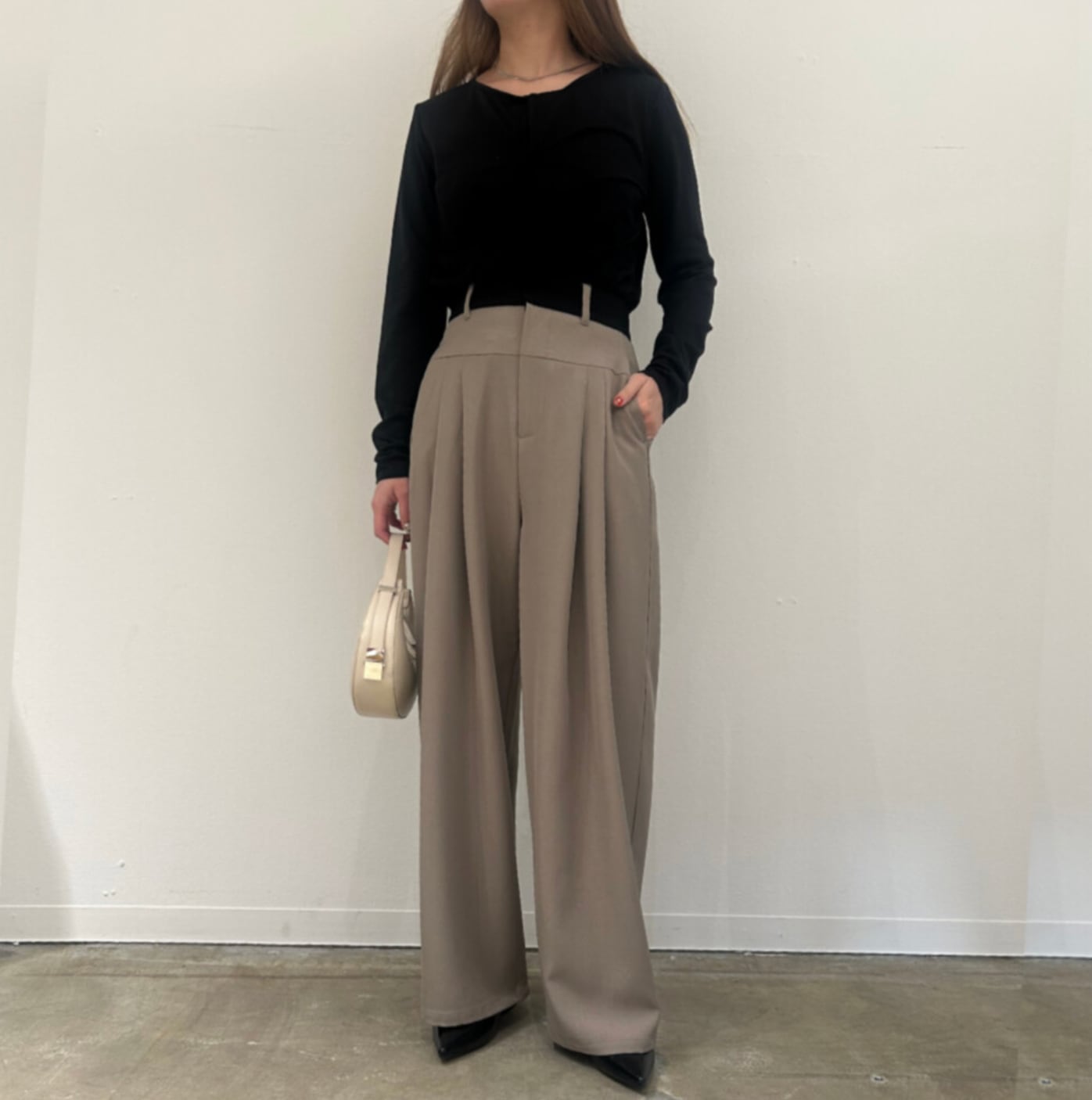 ナンバーミーTOKYO" TWILL TAC PANTS"GREIGE