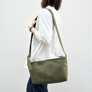 DRIFTER-S:カーキ(コーデュラナイロン 撥水加工ナイロン素材ショルダーバッグ)<受注製作>