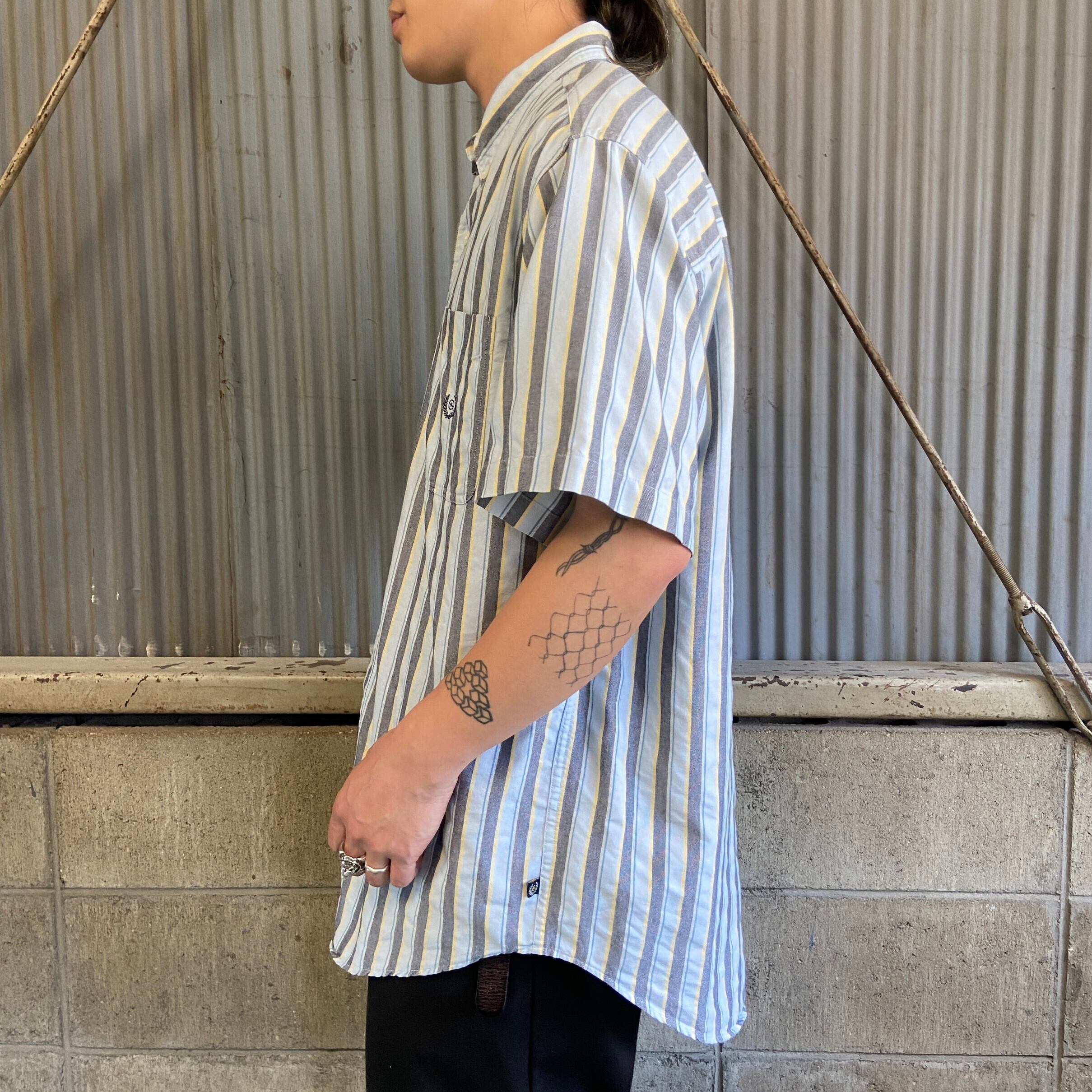 90年代 CHAPS Ralph Lauren チャップス ラルフローレン 半袖 マルチ