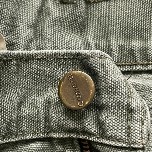 00s モスグリーン ダブルニー Carhartt 136 MOS 34×32 詳細写真9