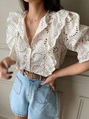 エンブロイダリーブラウス D1387