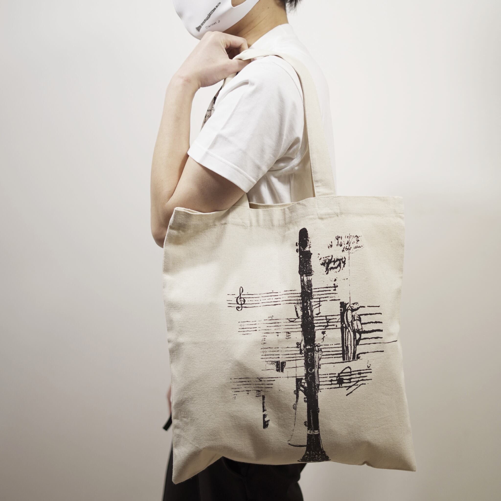 音楽トートバッグ 