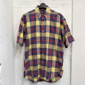 90s Ralph Lauren ラルフローレン BLAKE マドラスチェック BD ボタンダウン 半袖シャツ M/マルチ メンズ ビンテージ