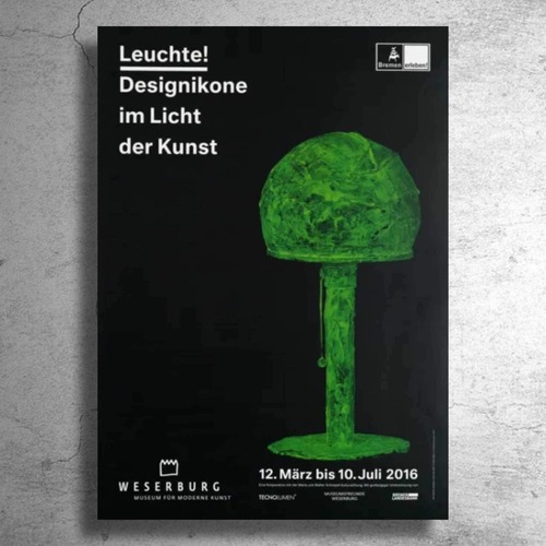 2016年ドイツでの『照明デザイン展/BAUHAUS』展示ポスター/バウハウス