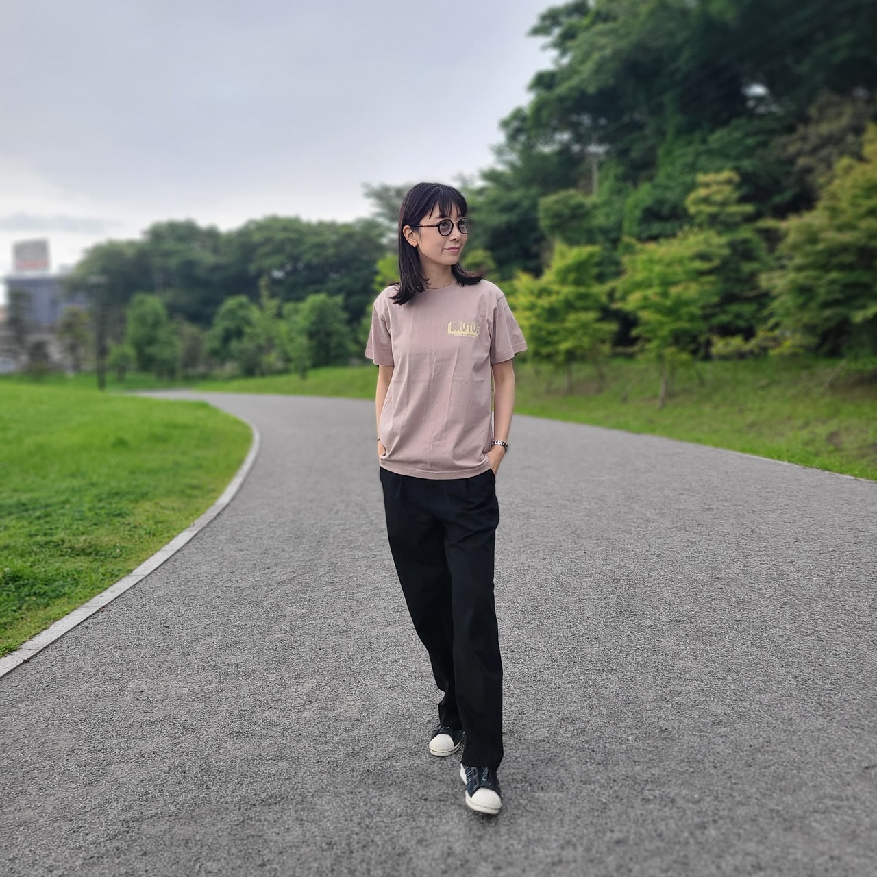 4周年記念 S/S COTTON T-SHIRTS / スモーキーピンク