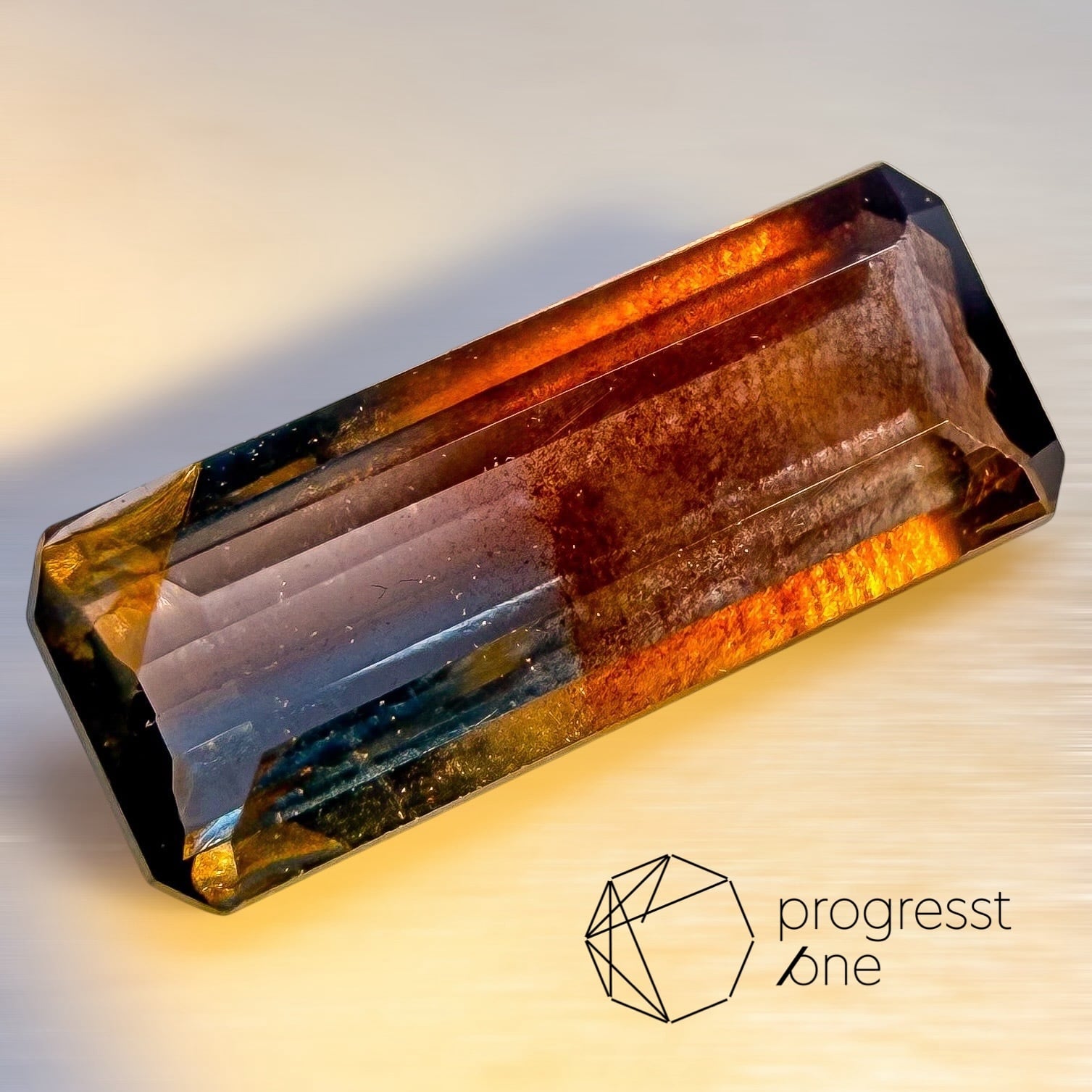 バイカラーサファイア0.61ct | progresstone