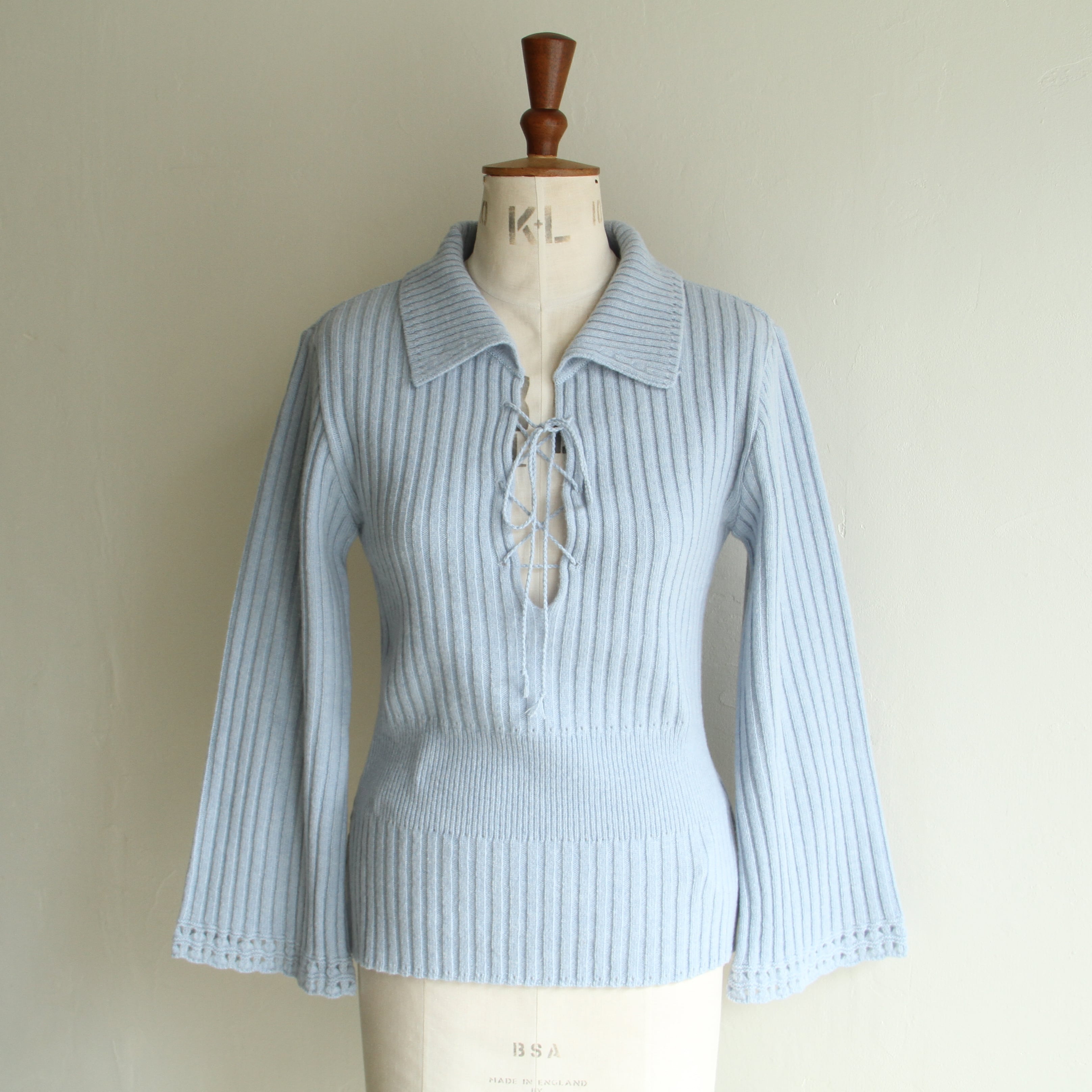 JOICEADDED Wool nuance knit polo