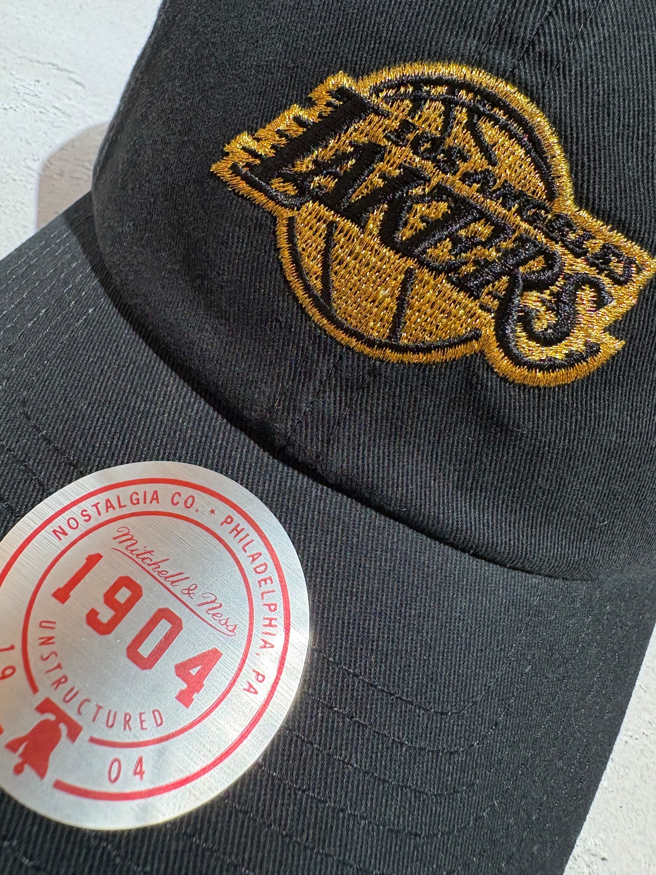 Mitchell&Ness/ミッチェルアンドネス NBA ロサンゼルス・レイカーズ キャップ ブラック