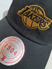 Mitchell&Ness/ミッチェルアンドネス NBA ロサンゼルス・レイカーズ キャップ ブラック