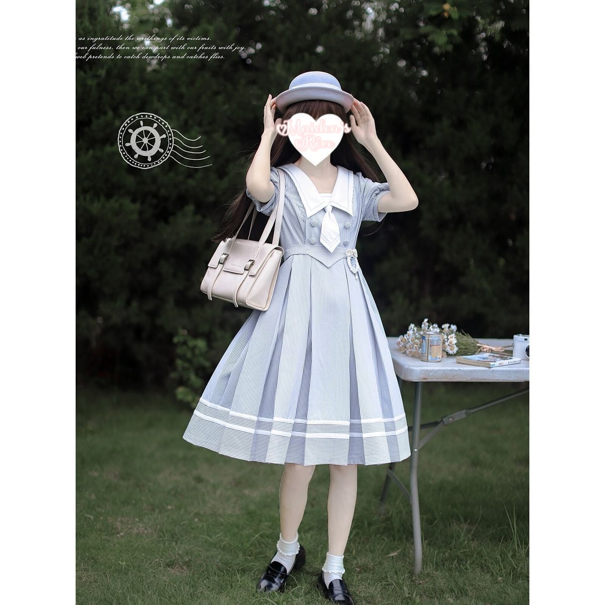 ストライプセーラーワンピース | Maiden's Rêve