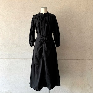 【COSMIC WONDER】Suvin cotton broadcloth 1920ʼs shirt wrapped dress/17CW17282-2