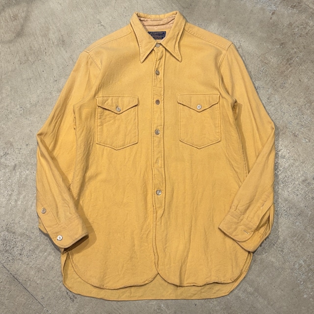 1940~50s PENDLETON WOOL SHIRT BEIGE