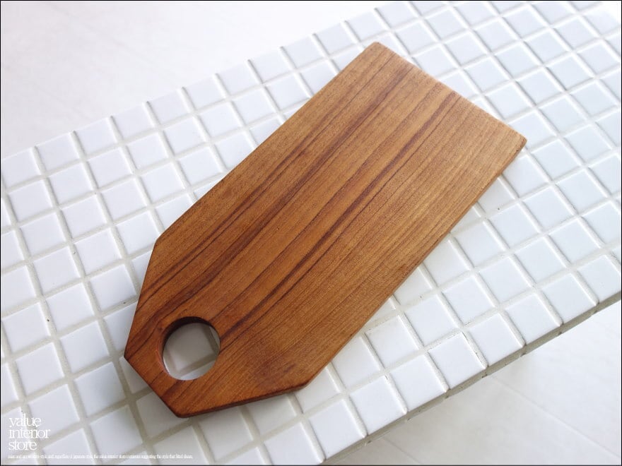 チークカッティングボード27N まな板 調理用 天然木 キッチン雑貨 一枚板 銘木 ナチュラル 木製 シンプル 無垢 天然オイル仕上げ 27x13cm