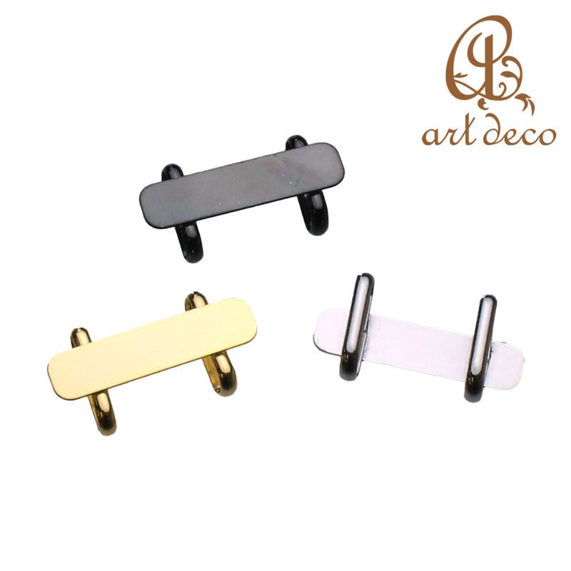 帯留め 帯締め 帯飾り サッシュ クリップ 1個 板付き 7mm×29mm [sc
