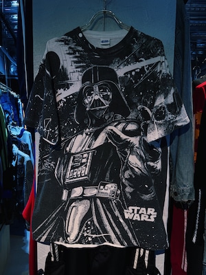 【D4C】"STAR WARS" Darth Vader graphic design vintage T-shirt