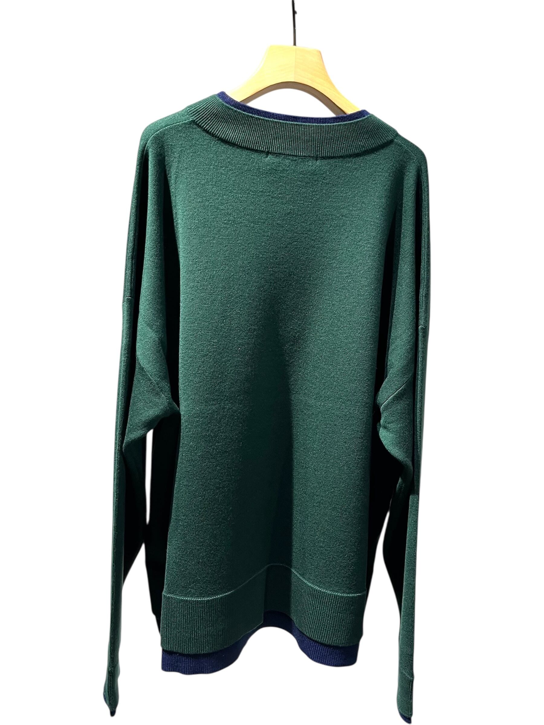 25AW】ENFOLD エンフォルド / FAKE-LAYERED PULLOVER / プルオーバー