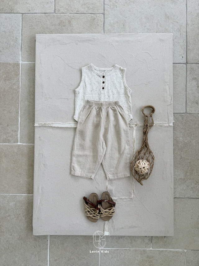 [ Lovin Kids ] cozy linen pants