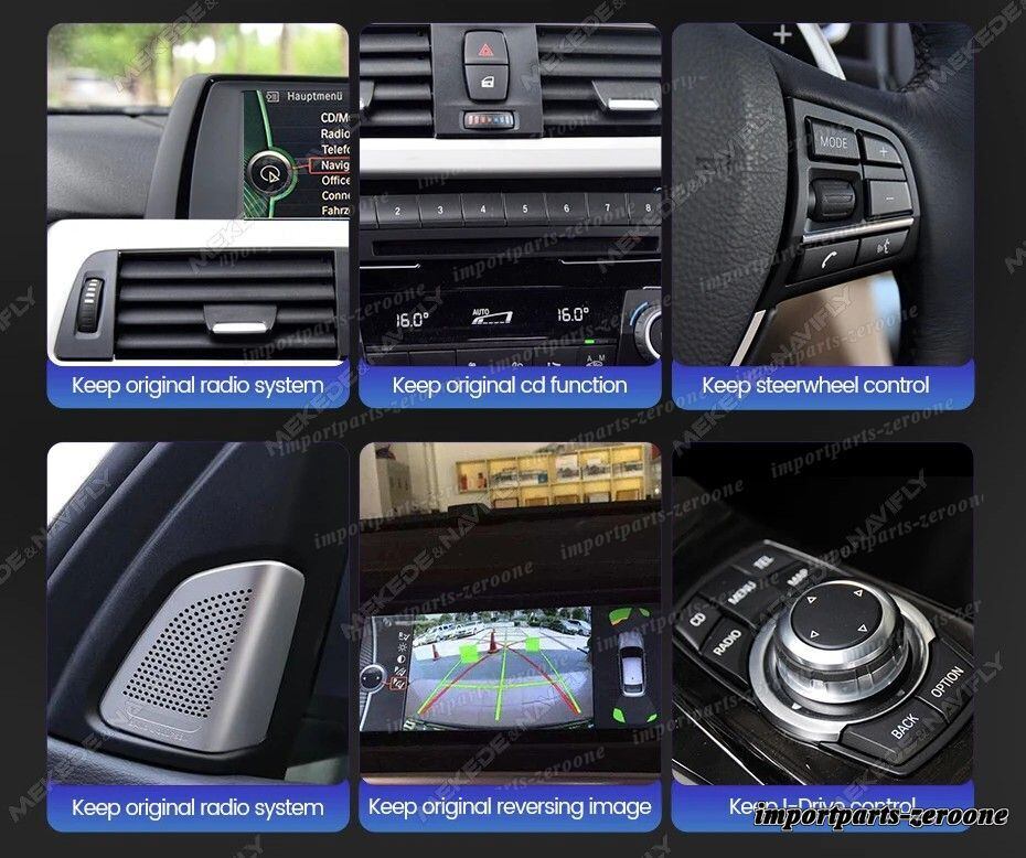 BMW 5シリーズ F10 CIC アンドロイドナビ 12.5インチ 2+64G -RA-1050