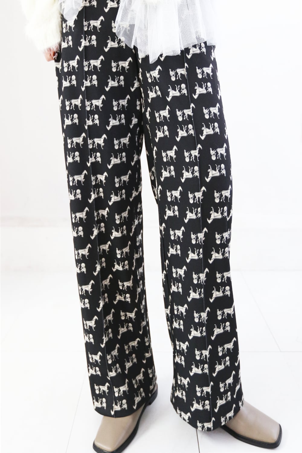 ホースプリントパンツ(5W24005K)