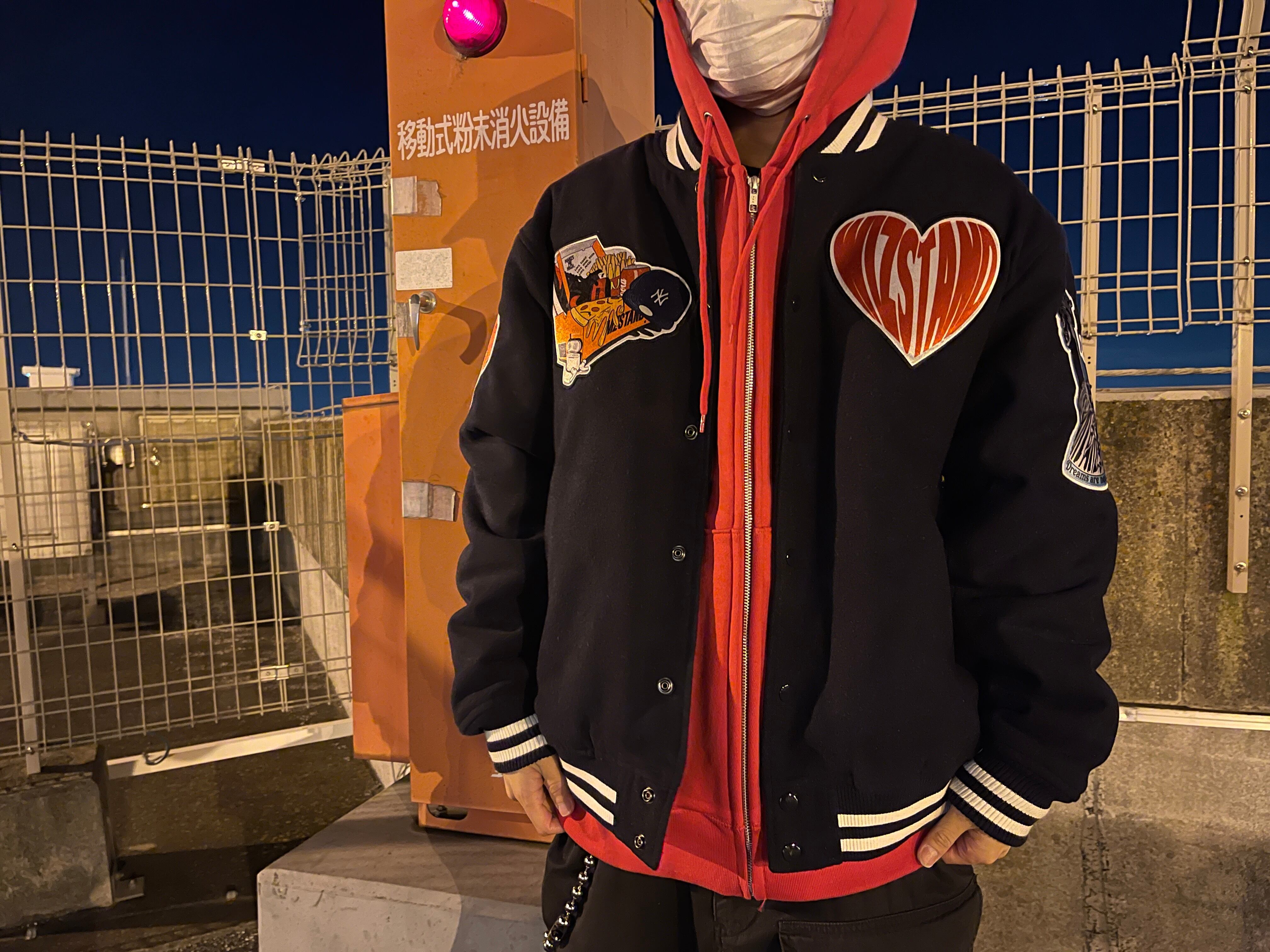 SP MELTON STADIUM JACKET | WIZSTAND