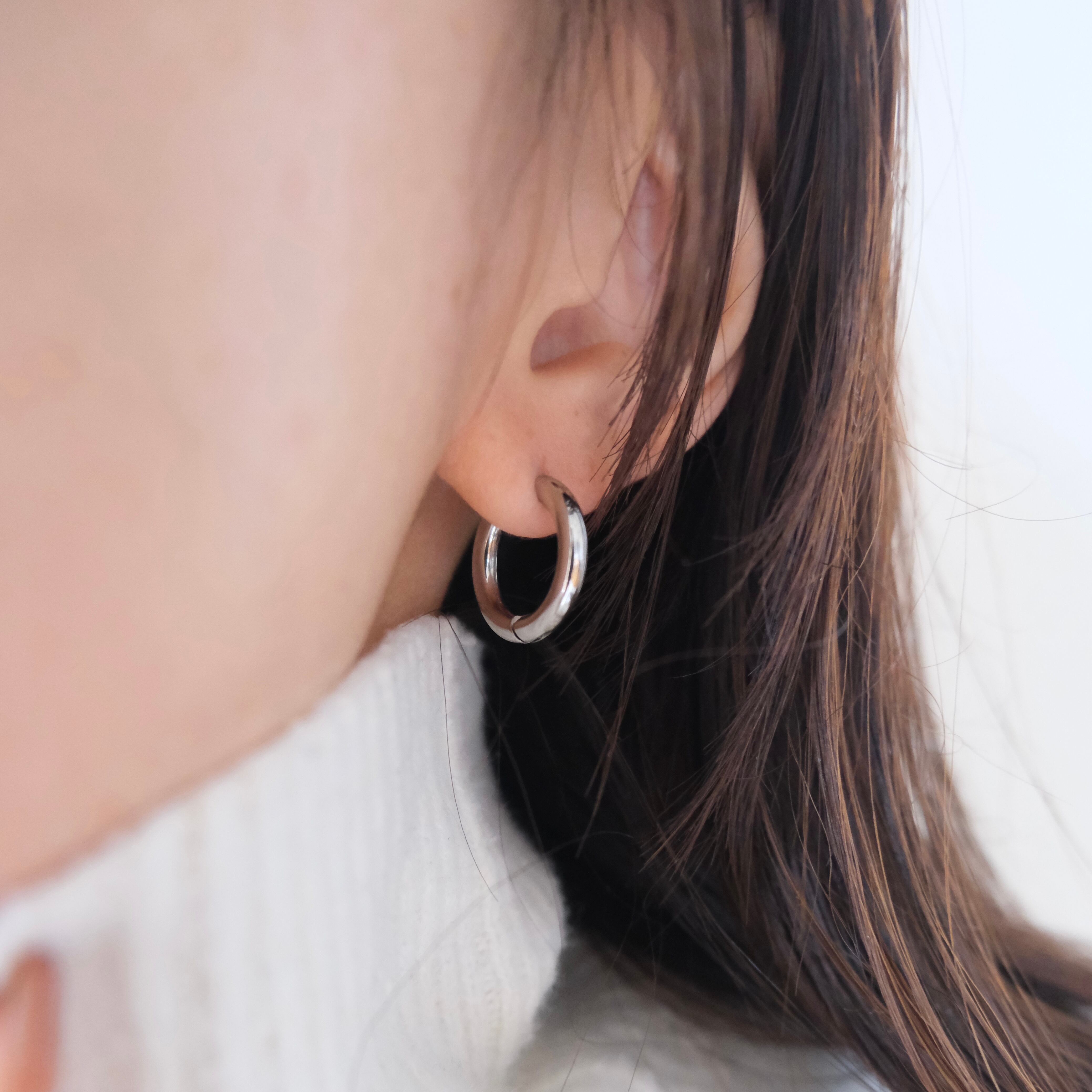 2WAYハートチャームフープピアス | HOTARU