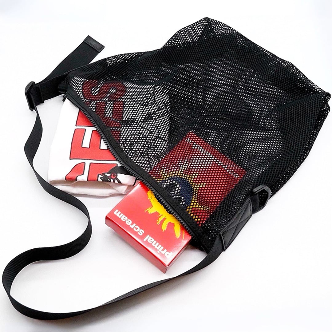 Brick (ブリック) Mesh Zip Shoulder Bag [Black] ショルダーバッグ