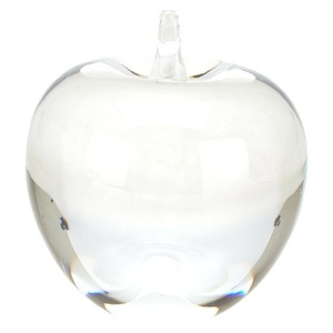 ティファニー アップル ペーパーウェイト クリスタル その他小物 透明 クリア ガラス レディース TIFFANY&Co. 【中古】