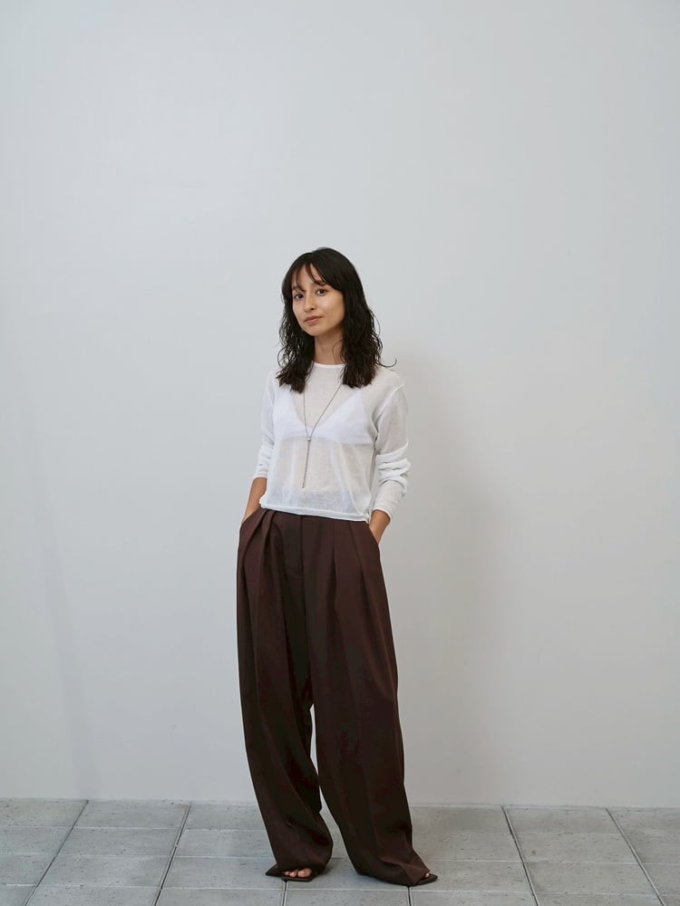 TODAYFUL Tuck Wide Trousers タックワイドトラウザー Choco | planet3rd