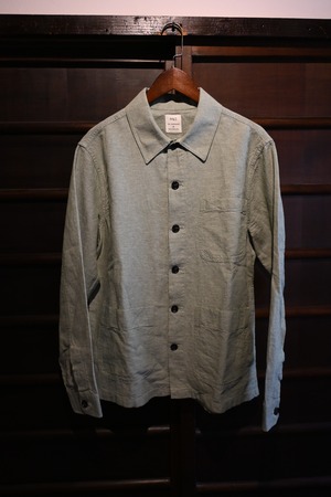 marks&spencer cotton/linen overshirt jacket 0326