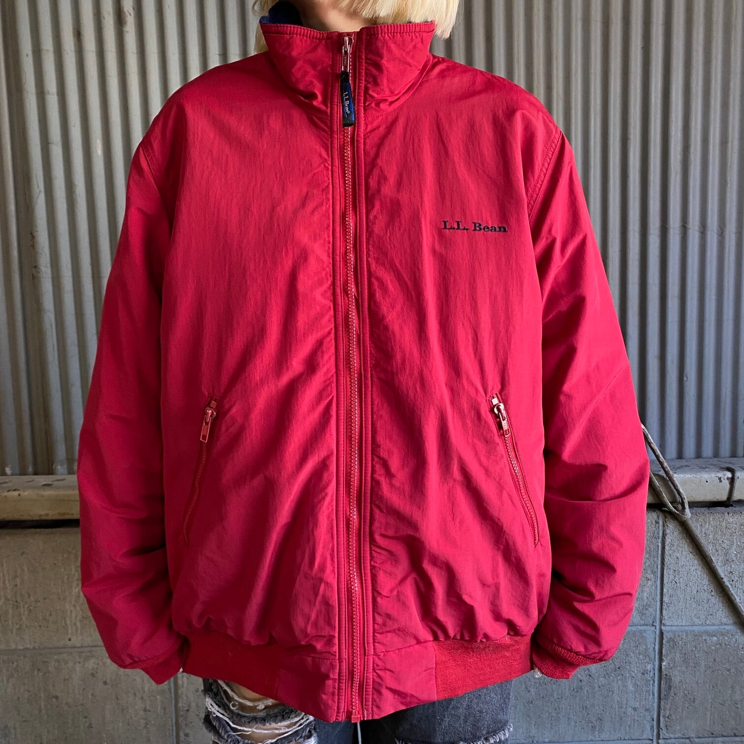 80~90年代 L.L.Bean エルエルビーン フリースライナー ナイロン 