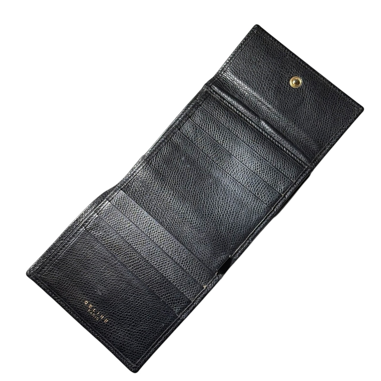 vintage CELINE leather compact wallet