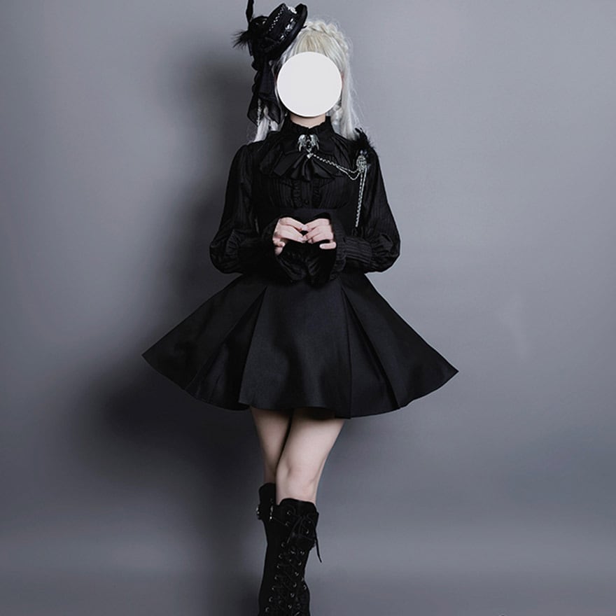 予約商品 ゴスロリ 暗夜執事 ジャンパースカート ALICEGIRL ダーク
