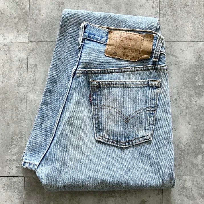 W30 L36】90s Levis 702XX リーバイス 97年製 裏ボタン刻印J22 JAPAN製