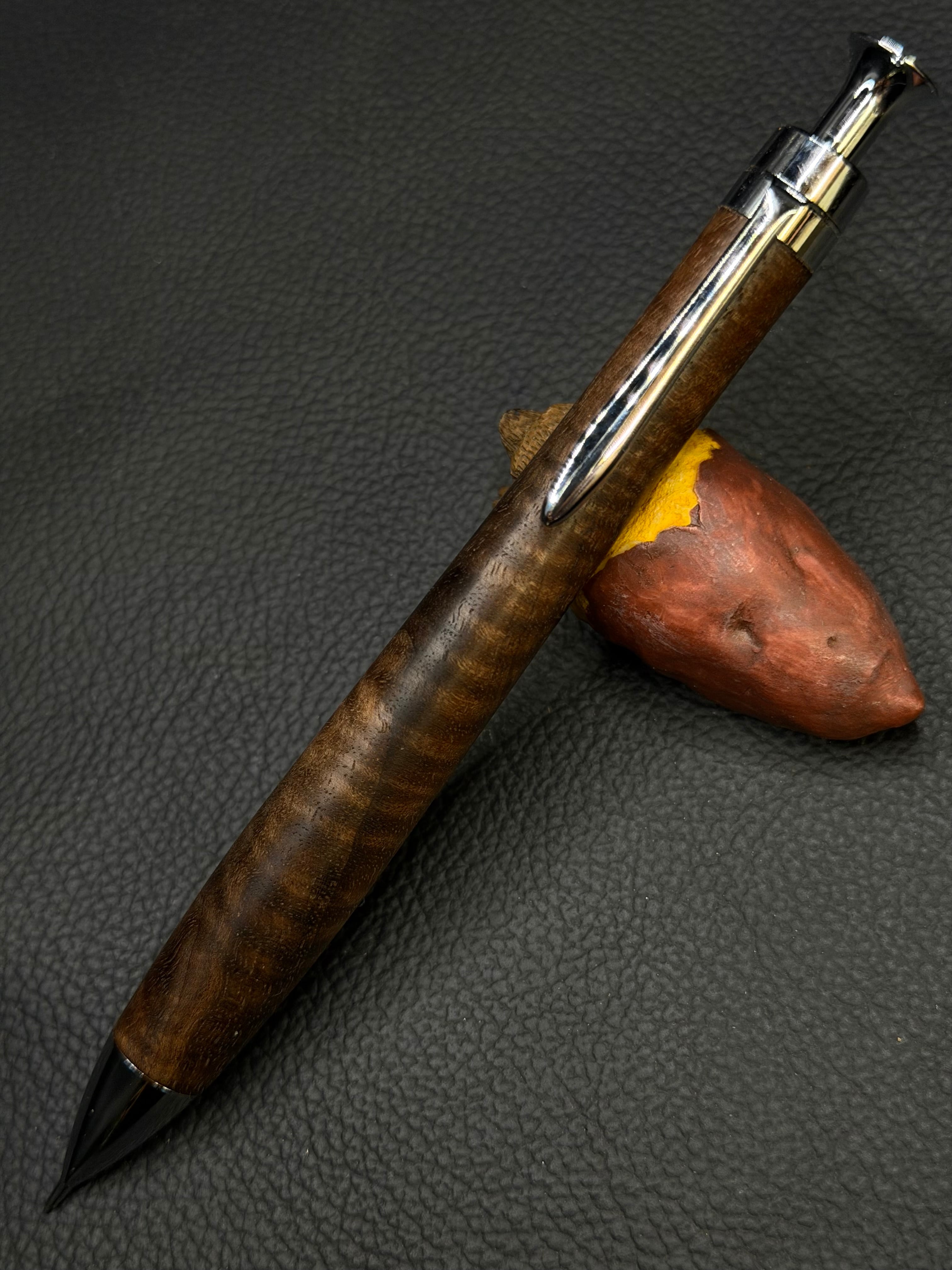 2 極上＋黒檀瘤 ゴールド0.5mmシャープペンシル | こぶた工房