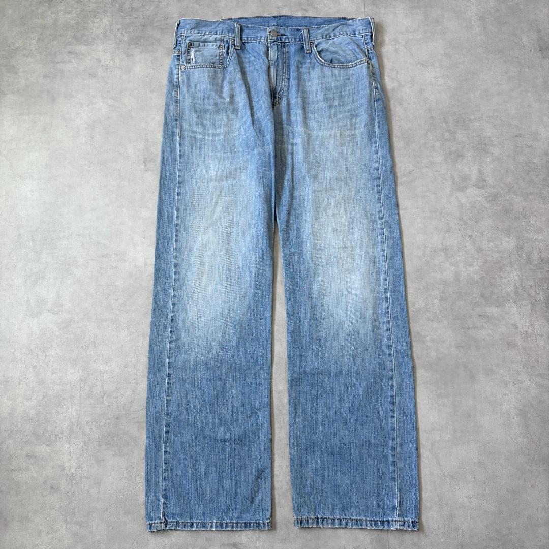 リーバイス569 Levis W34 ブルーデニム 青 ボトム 古着 19158