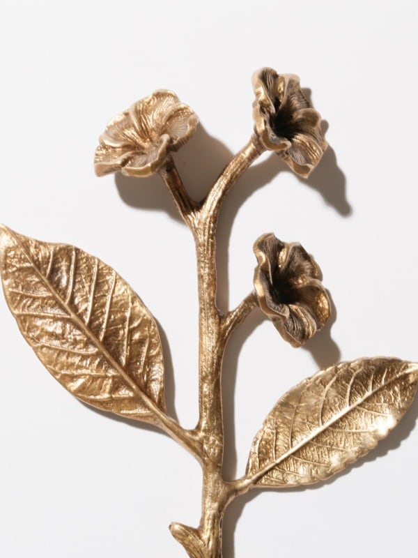 花の真鍮フック | MATERIAL DecorInteriorTokyo