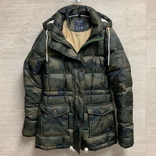 abercrombie&fitch アバクロンビー&フィッチ カモ柄ダウンジャケット  
