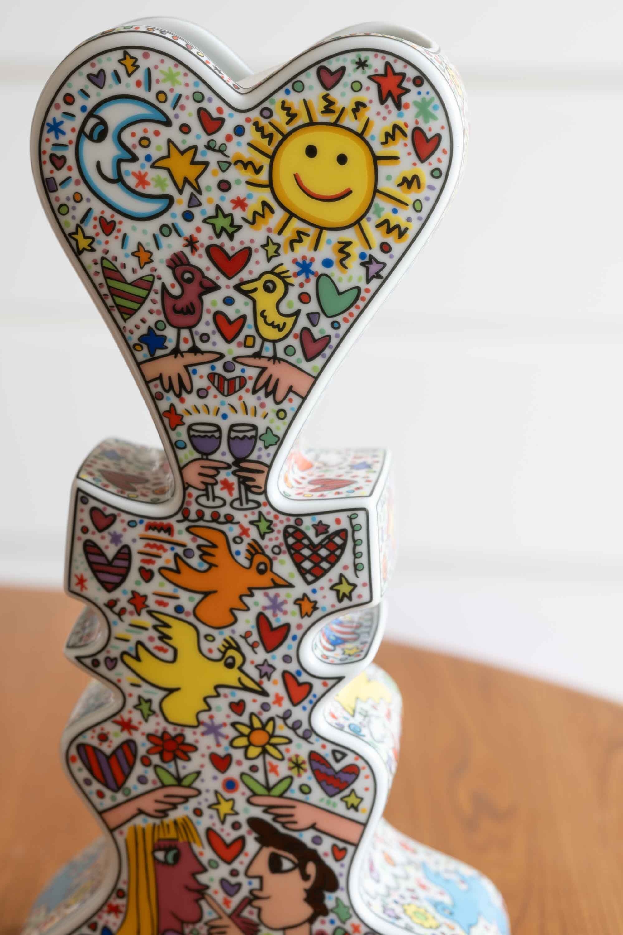 James Rizzi ジェームス・リジィ デザイン Love Vase ドイツ
