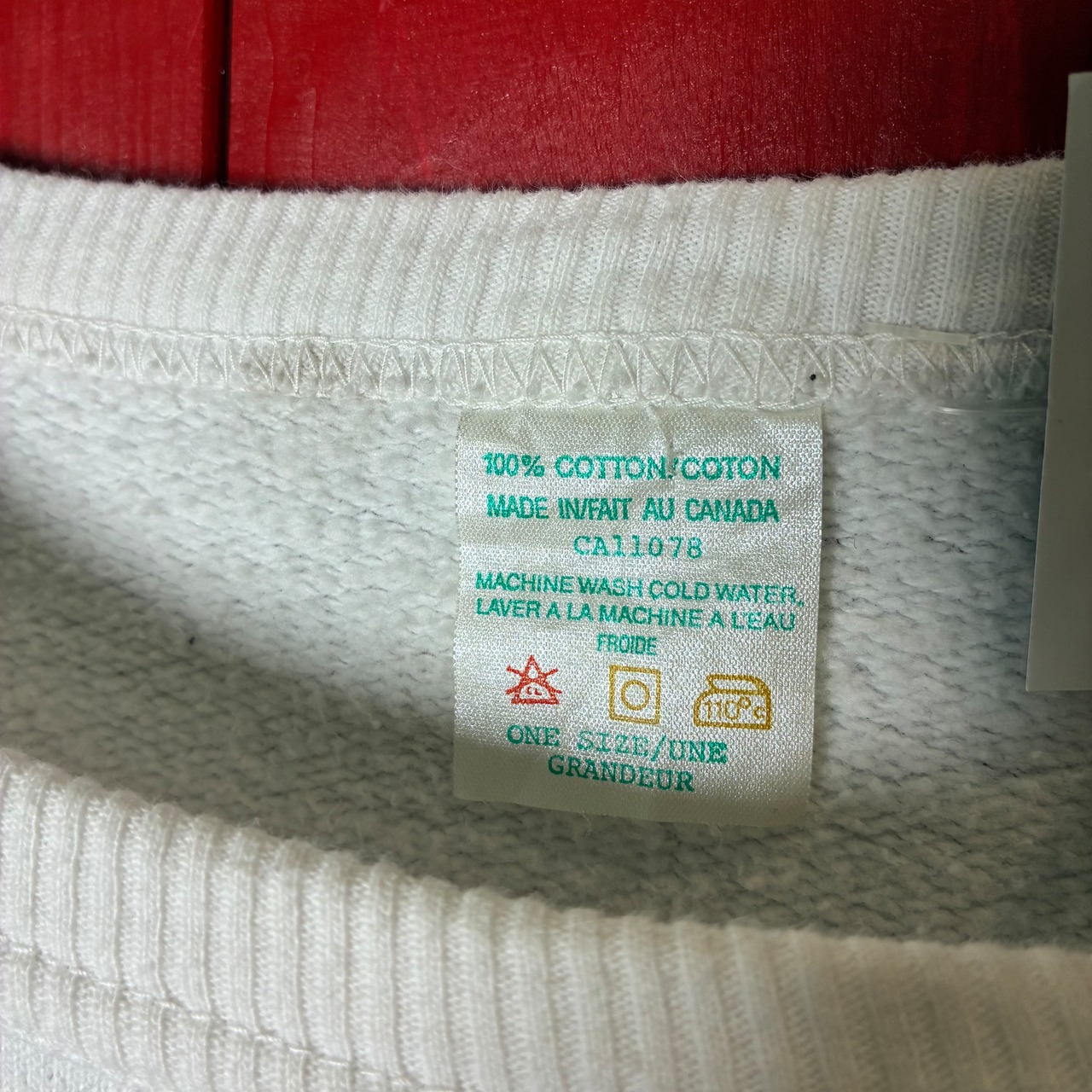 80s CANADA製 ヴィンテージスウェット 世界一の釣り人 ユーモアスウェット