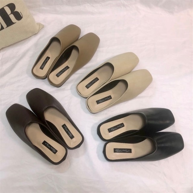 mature color sabot sandals N20329