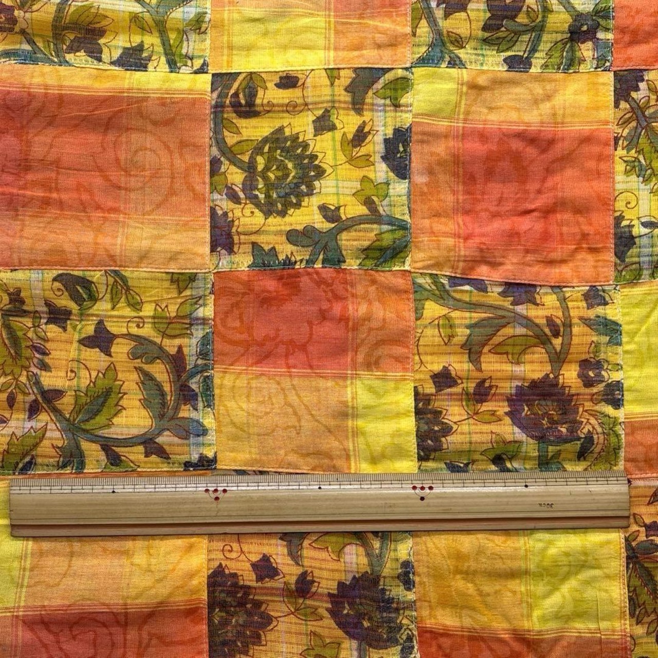 ad804◆2m◆M◆ラスト2点‼◆インド綿100%パッチワーク生地◆柄物