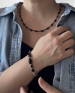 Lien Argent（リアン・アルジャン）ー 抜け感を出したい日のチェコヴィンテージビーズ ブレスレット