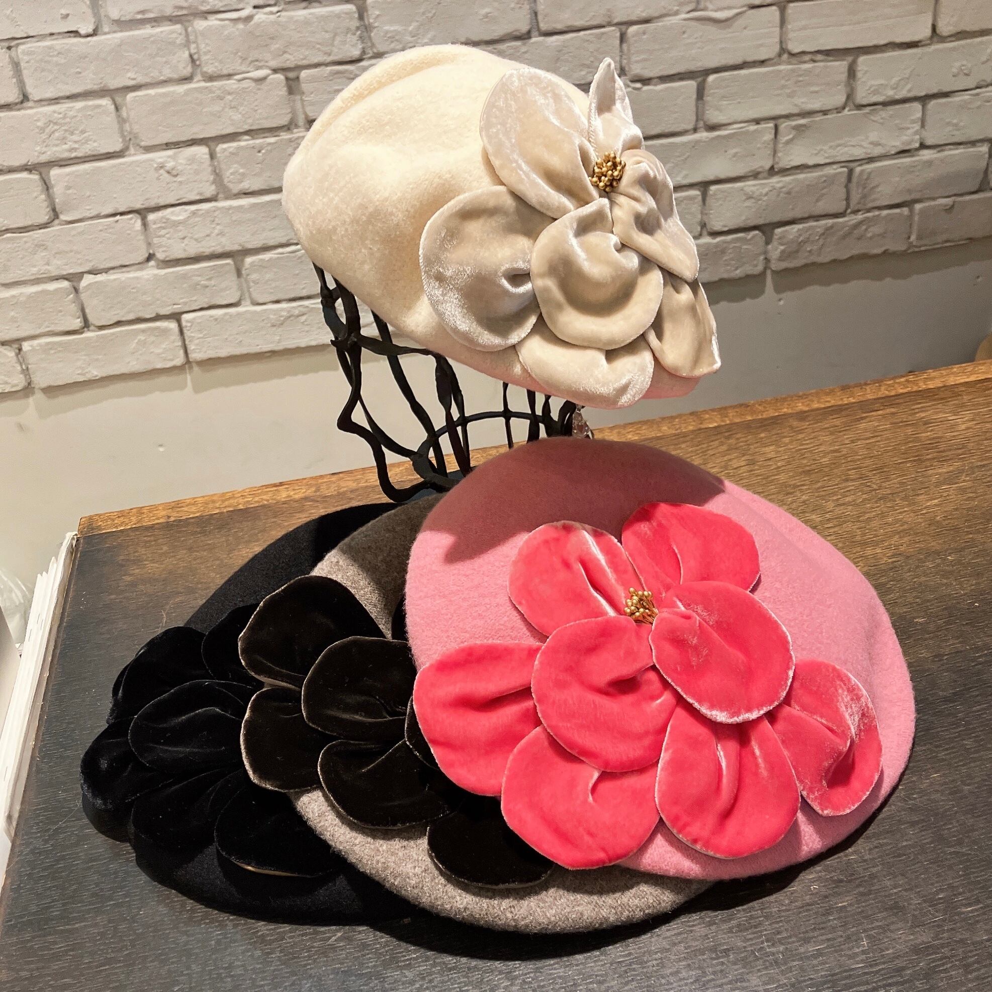 Barairo no Boushi】花びらベレー ベレー L008320 | 広島の帽子専門店