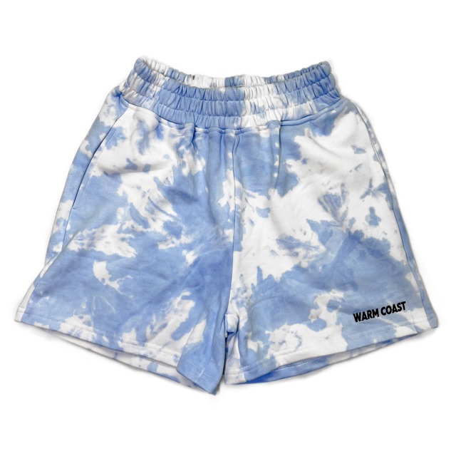 Tiedie Sweat Shorts ”Blue"【在庫限り】［発送予定：入金確認後1週間以内］