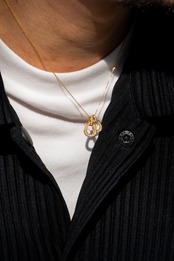 【Horse Dia Necklace】medium / GOLD