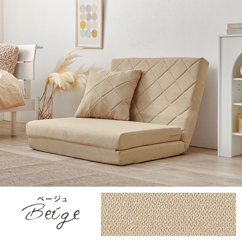 【レビュー特典付き】完成品 ソファベッド 3色展開 クッション付き コンパクトサイズ ローソファ ソファー ロータイプ 幅90cm
