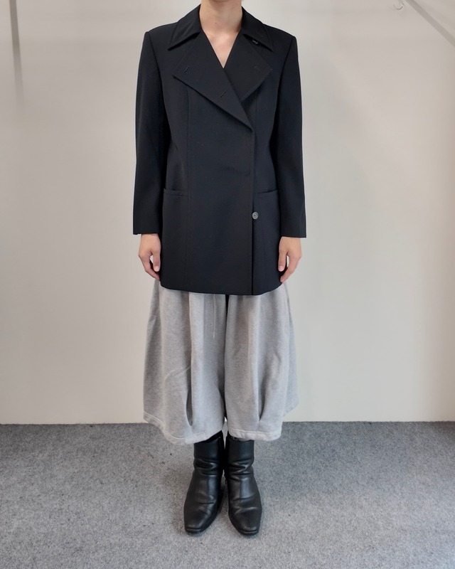 【97/FW GUCCI by Tom Ford】peaked lapel tailored middle coat
