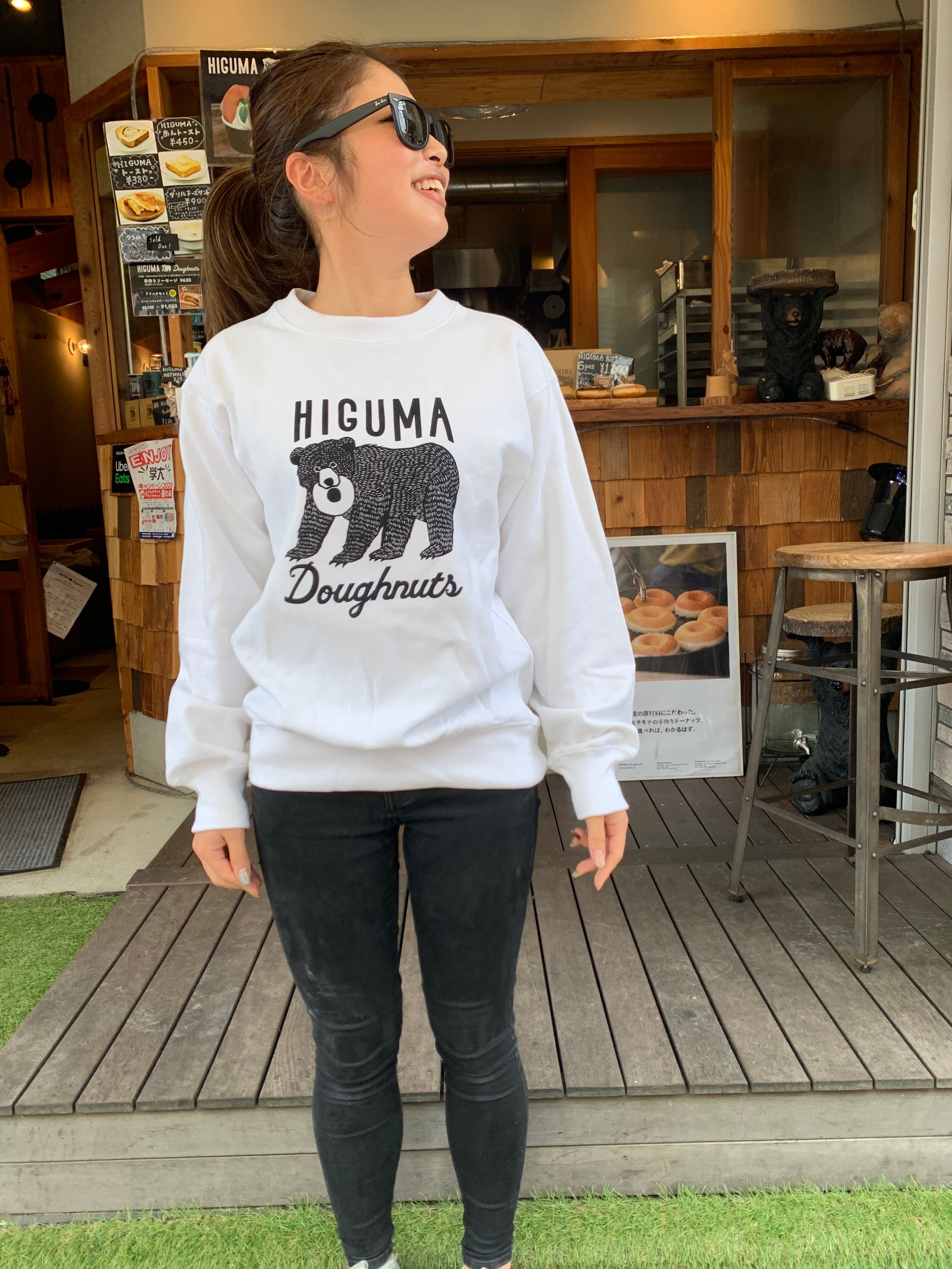 HIGUMA CREW NECK SWEATSHIRT | HIGUMA Doughnuts （ヒグマドーナツ）STORE