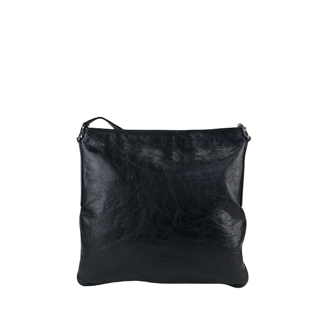 GUCCI グッチ ショルダーバッグ ブラック ロゴ レザー vintage ヴィンテージ オールド 6trb86