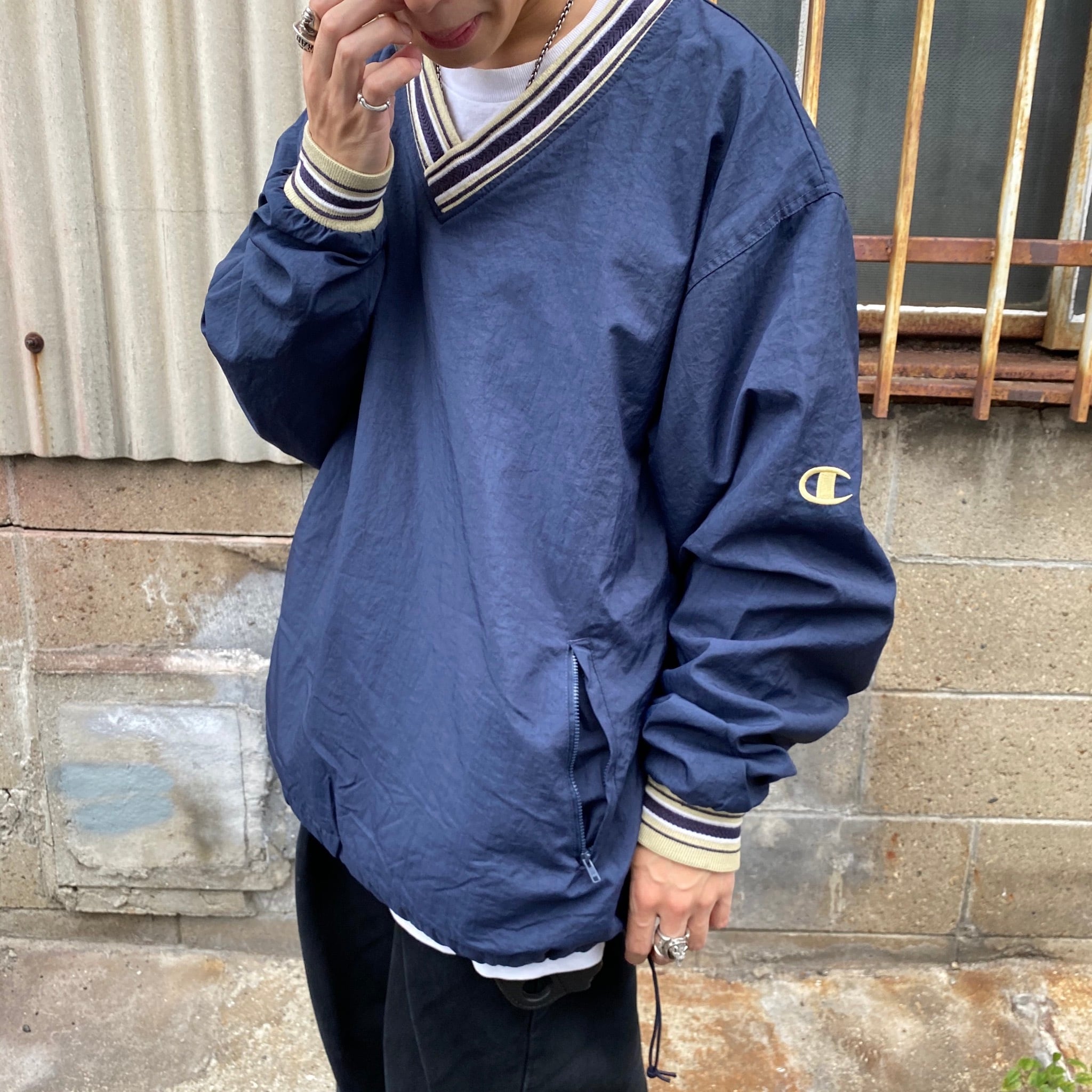 Champion チャンピオン WESTERN Vネック プルオーバー ジャケット  